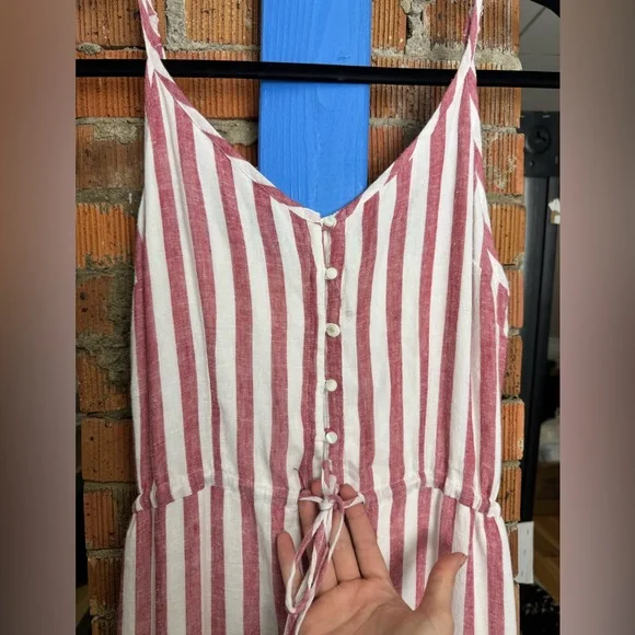 Rails Freida Striped Linen Blend Dress - Picture 6 of 7